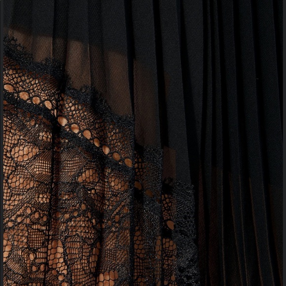 Jonathan Simkhai pleated lace dress size 8 - Picture 3 of 11